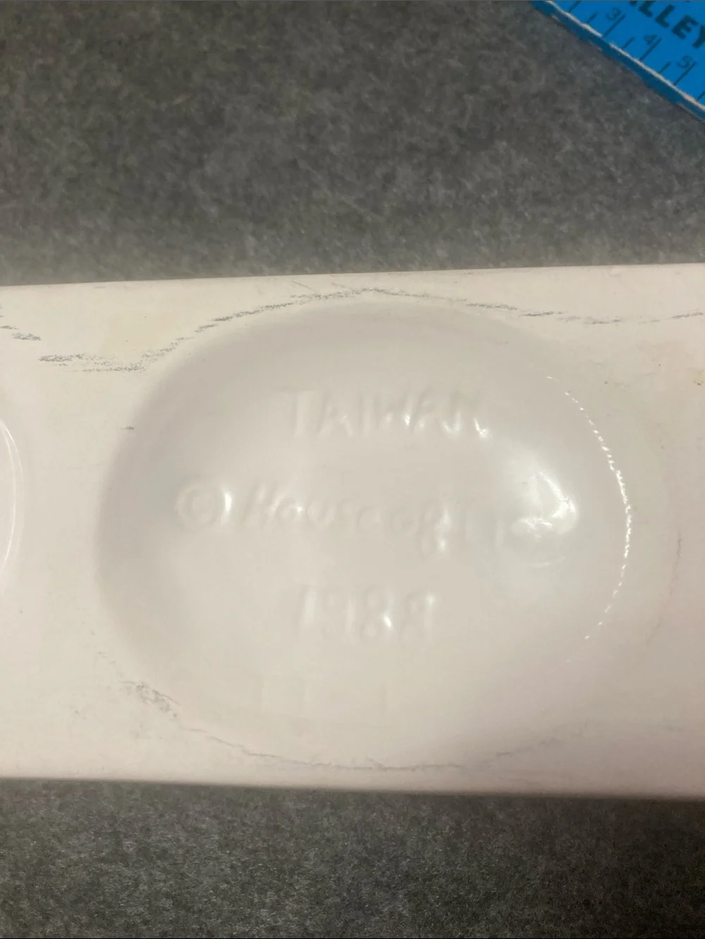 Vintage House of Lloyd 1988 cracker dish geese and teddy bears ceramic